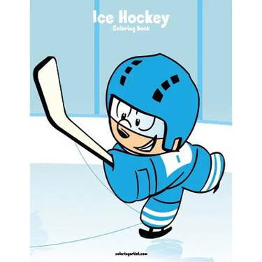 Ice Hockey Coloring Book 1