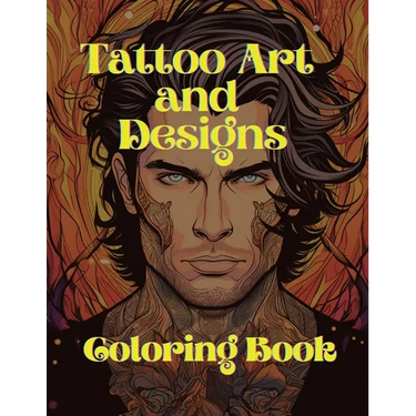 Tattoo Art and Designs: Coloring Book