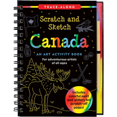 Scratch & Sketch Canada: An Art Activity Book for Adventurous Artists