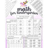 Math for kindergarten: Unicorn Math Activity Book For Kindergarten and First Grade Many Counting Skills Practice Missions Tracing Addition Cu