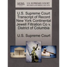 U.S. Supreme Court Transcript of Record New York Continental Jewell Filtration Co V. District of Columbia