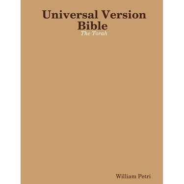 Universal Version Bible The Torah