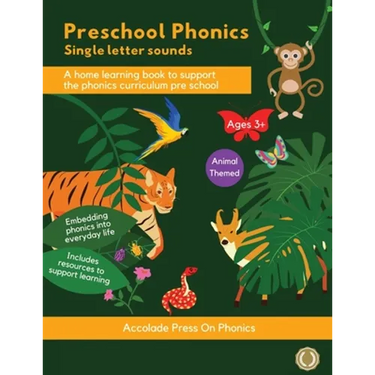 Preschool Phonics: Single Letter Sounds (Animal Edition)