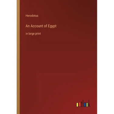 An Account of Egypt: in large print