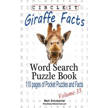 Circle It, Giraffe Facts, Word Search, Puzzle Book