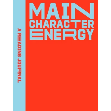A Reading Journal: Main Character Energy: All about Characters Reading Journal, Book Review Log, Track Your Reading Progress, A5 Reading Log Notebook