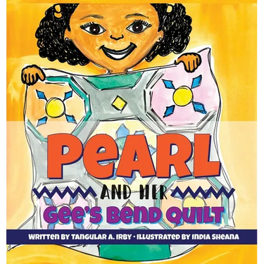 Pearl and her Gee's Bend Quilt