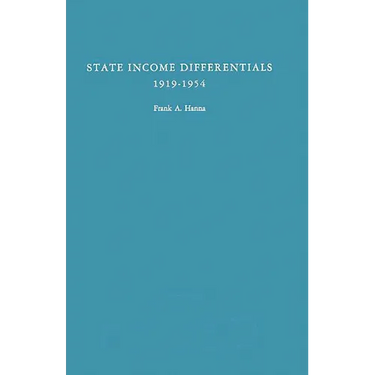 State Income Differentials, 1919-1954