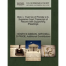 Illick V. Trust Co of Florida U.S. Supreme Court Transcript of Record with Supporting Pleadings