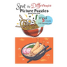 Spot the Difference Picture Puzzles "Yummy Asian Food " Find 5 Differences vol.82: Children Activities Book for Kids Age 3-8, Boys and Girls Activity