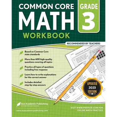 Common Core Math Workbook: Grade 3