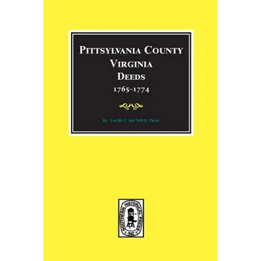 Pittsylvania County, Virginia Deeds 1765-1774