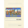 Vintage Lined Notebook Greetings from Tyler, Texas