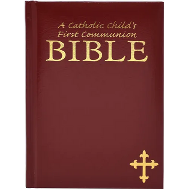 A Catholic Child's First Communion Bible