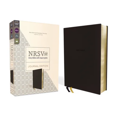 Nrsvue, Holy Bible with Apocrypha, Journal Edition, Leathersoft, Black, Comfort Print