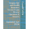 Virginia Life and Health Insurance License Exam Review Questions & Answers