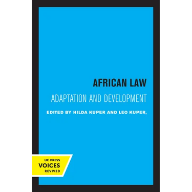 African Law: Adaptation and Development