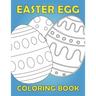 Easter Egg Coloring Book: Activity book for kids 1-4 ages / Color, draw and cut out - fast drawing and scissor skills building / fun and education