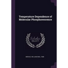 Temperature Dependence of Molecular Phosphorescence