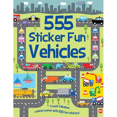 555 Sticker Fun - Vehicles