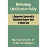 Rethinking Stabilization Policy