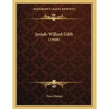Josiah-Willard Gibb (1908)