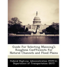 Guide for Selecting Manning's Roughess Coefficients for Natural Channels and Flood Plains