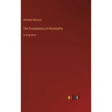 The Foundations of Personality: in large print