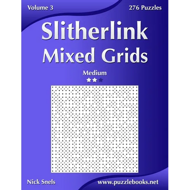 Slitherlink Mixed Grids - Medium - Volume 3 - 276 Puzzles