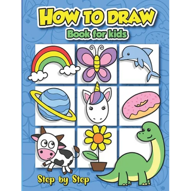 Fun How to Draw Book for Kids: Easy Step-by-Step Guide for Drawing Cute Stuff and Animals