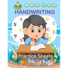 Handwriting Practice Sheets With Dotted Line: ABC Kids 120 Practice Pages Workbook for Preschool, Kindergarten and Kids Ages Tracing Letters Dotted Li