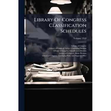 Library Of Congress Classification Schedules