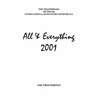 The Proceedings Of The 6th International Humanities Conference: All & Everything 2001