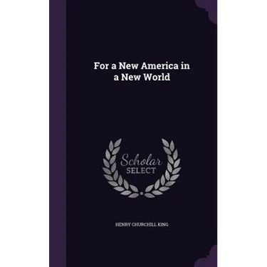 For a New America in a New World