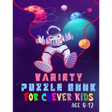 Variety puzzle book for clever kids age 8-12: Boys are super STRONG ! Word search, Sudoku, crossword, Mazes, Coloring pages and Draw