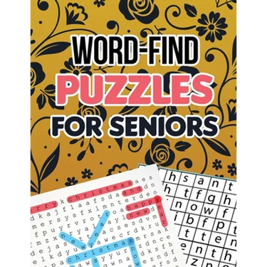 Word-Find Puzzles for Seniors: Word Search Brain Workouts Book, Word Searches to Challenge Your Brain, Brian Game Book for Seniors in This Christmas