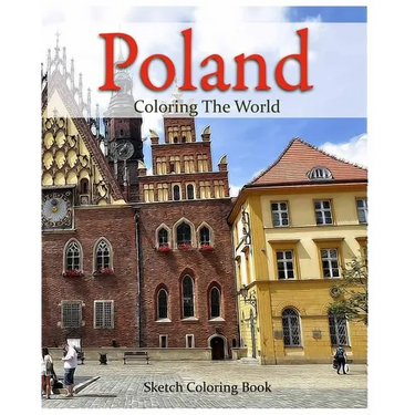 Poland Coloring the World: Sketch Coloring Book