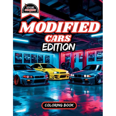 Revline Coloring Modified Cars Edition Car Coloring Book