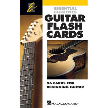 Essential Elements Guitar Flash Cards 96 Cards for Beginner Guitarists Music Symbols, Notes, Chords, Scales, and Theory Hal Leonard Learning Tool for