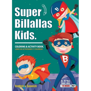 Super Billallas Kids: Coloring & Activity Book.