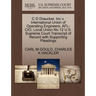 C D Draucker, Inc V. International Union of Operating Engineers, Afl-Cio, Local Union No 12 U.S. Supreme Court Transcript of Record with Supporting Pl