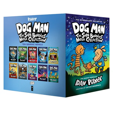 Boxed - Dog Man: The Supa Buddies Mega Collection: From the Creator of Captain Underpants (Dog Man #1-10 Box Set)