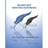 Secretary Minutes Handbook for Clubs or Organizations