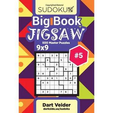 Big Book Sudoku Jigsaw - 500 Master Puzzles 9x9 (Volume 5)