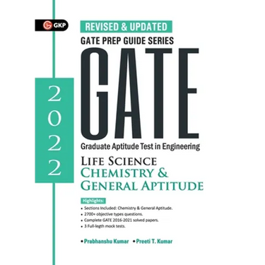 Gate 2022: Life Science Chemistry & General Aptitude - Guide By GKP