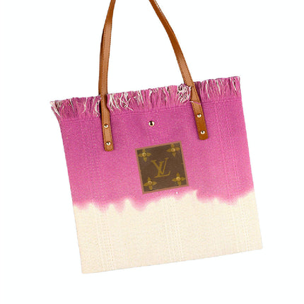 Upcycled Tie-dye Color-block Tote by Embellish Your Life