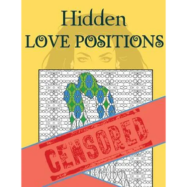 Hidden Love Positions Adult Coloring Book