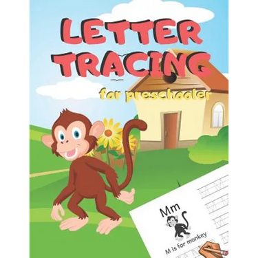 Letter Tracing for Preschoolers: Handwriting Practice Alphabet Workbook for Kids Ages 3-5, Toddlers, Nursery, Kindergartens, Homeschool - Learning to