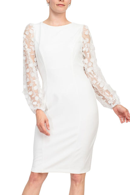 Connected Apparel Bodycon Long Sleeve Dress by Curated Brands
