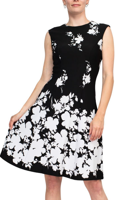 Connected Apparel Floral Print Dress by Curated Brands